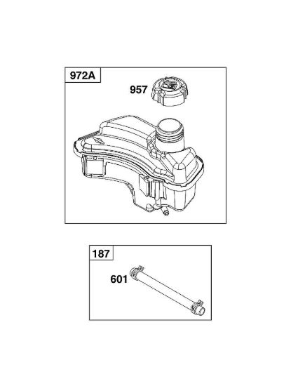 K - GRUPPO ALIMENTAZIONE CARBURANTE B&S - 09 €¦ 09P702-0229-H1 brand Stihl
